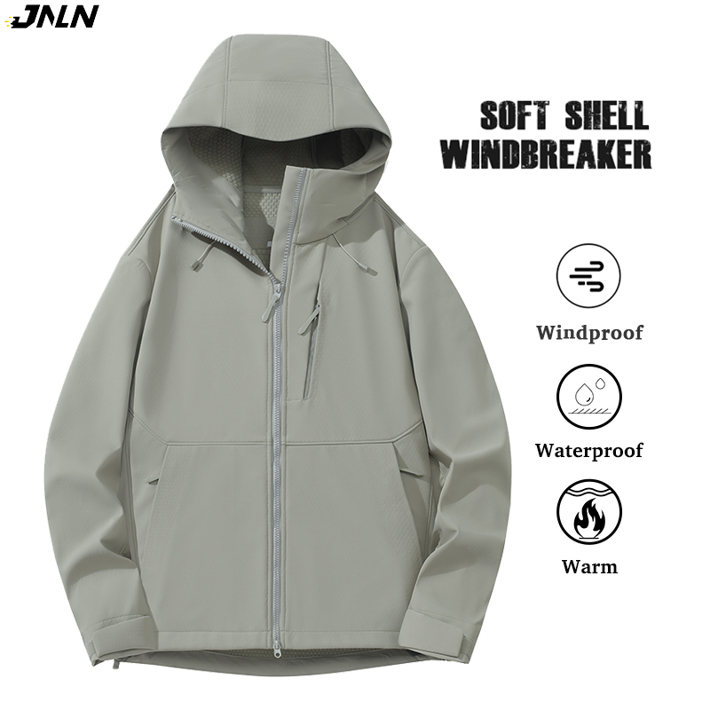 Windbreak Shell Jacket - JNLN-Chaqueta impermeable de caparazón suave para