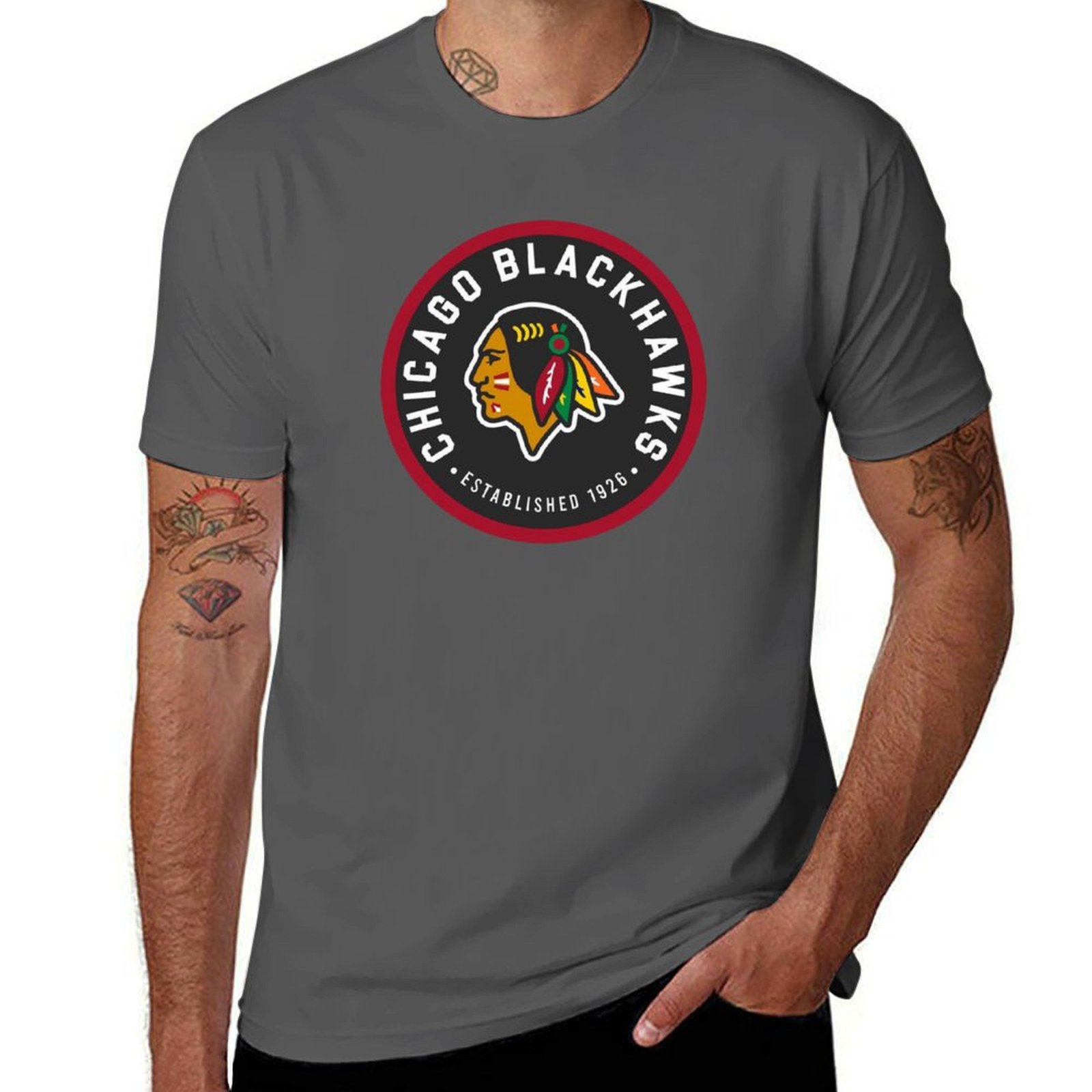 Street Fashion Chicago - Camiseta Chicago Blackhawks 1926, camiseta personalizada,