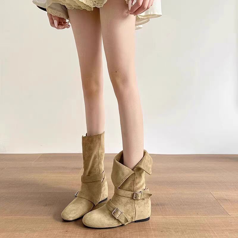 Street Fashion Dress - Botas de Caballero para Mujer, con