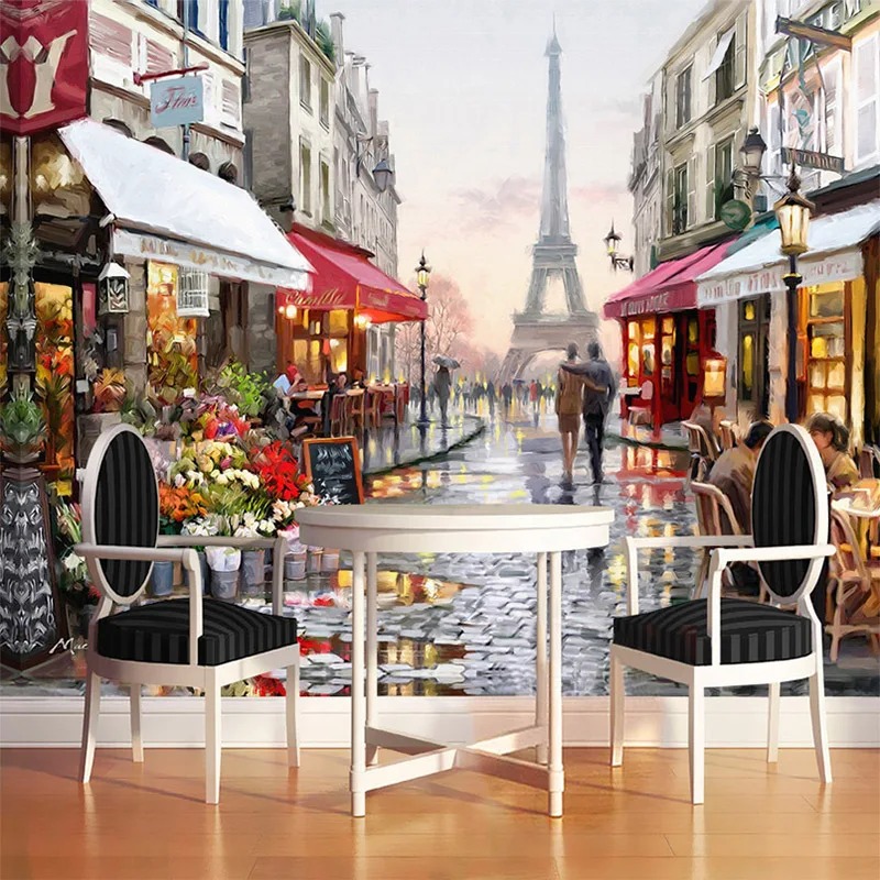 Street Fashion Wallpaper - Papel Tapiz Decorativo de Estilo Europeo