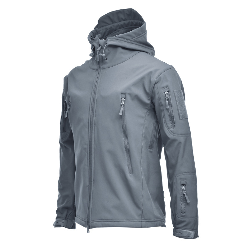 Windbreak Shell Jacket - 5XL 6XL chaqueta con capucha de