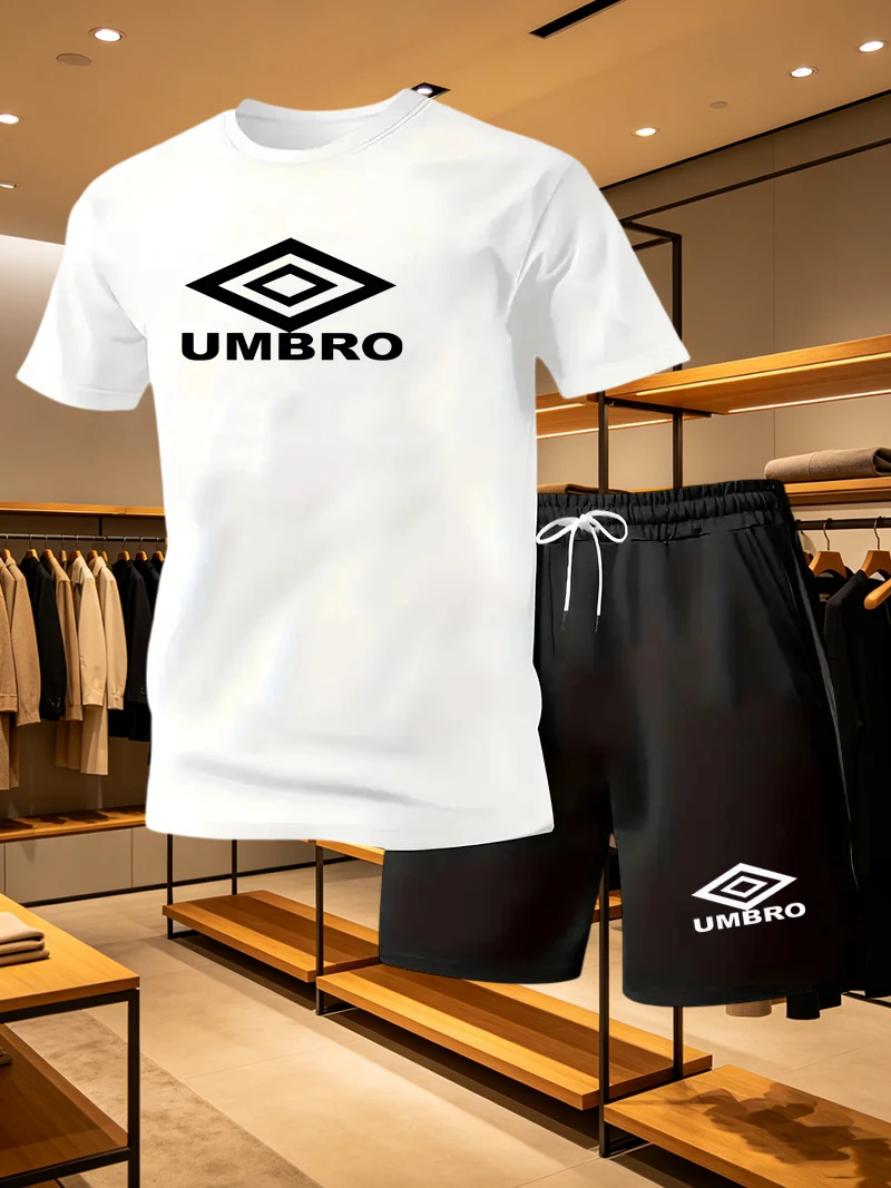 Street Fashion Clothes - Conjunto Casual Estampado UMBRO para Hombre,