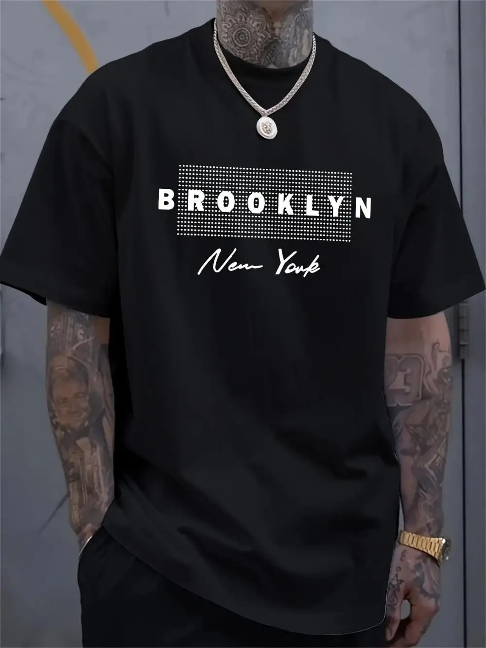 Street Fashion Of New York - Camiseta de Hombre con Estampado de