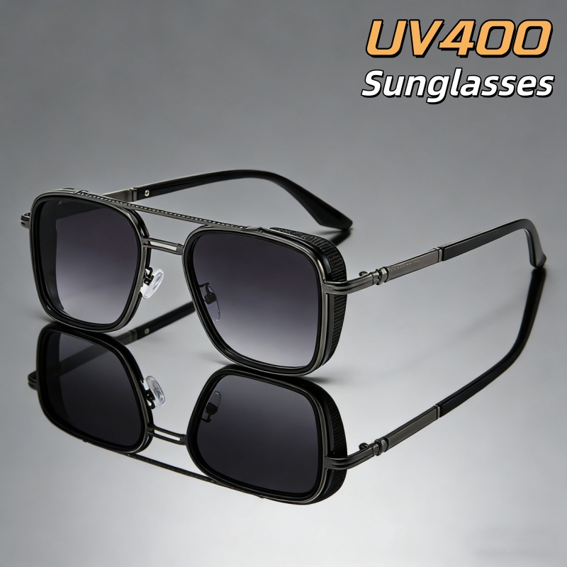 Street Fashion Luxury - Gafas de Sol Retro con Marco