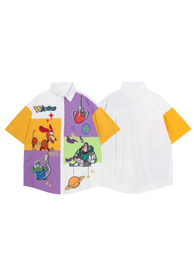 Street Fashion Couple - Camiseta de Verano Estilo Casual con