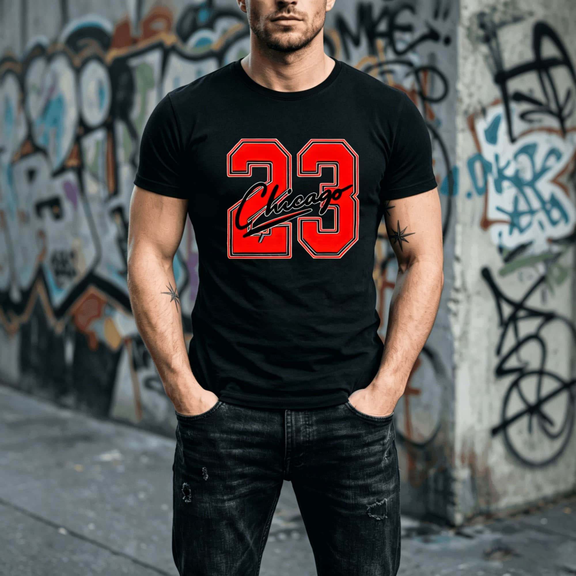 Street Fashion Chicago - Camiseta de manga corta con estampado