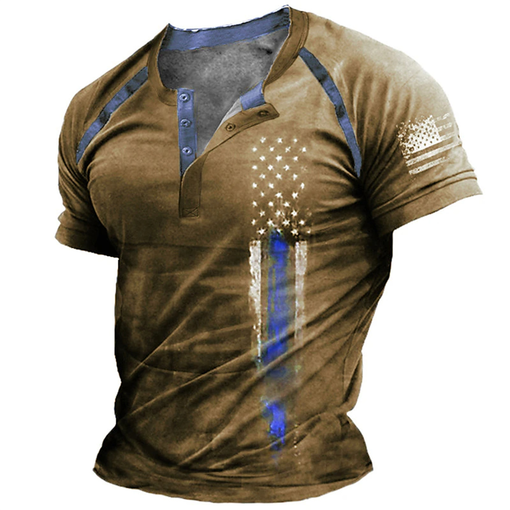 Street Fashion Clothes - Camiseta Divertida con Estampado de Bandera