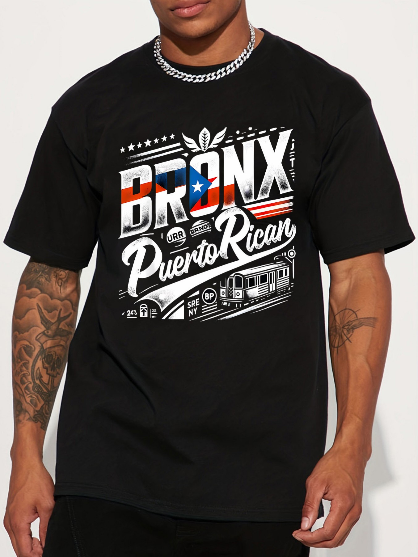 Street Fashion Logo Design - Camiseta de manga corta con estampado
