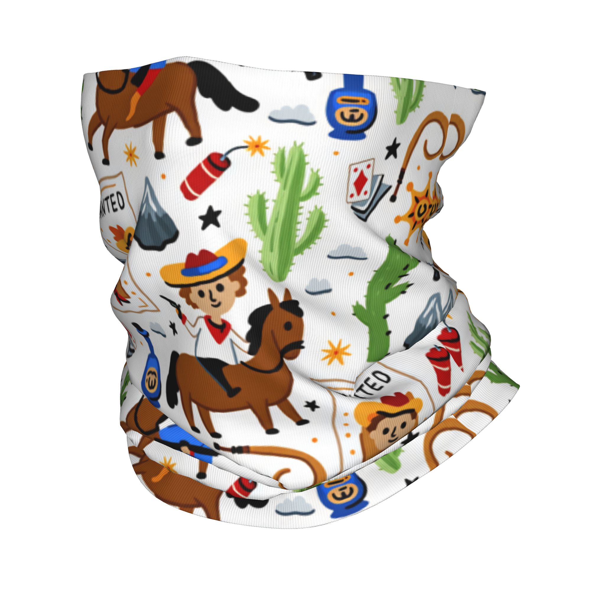Balaclava Face Mask - Pasamontañas de Vaquero del Oeste para