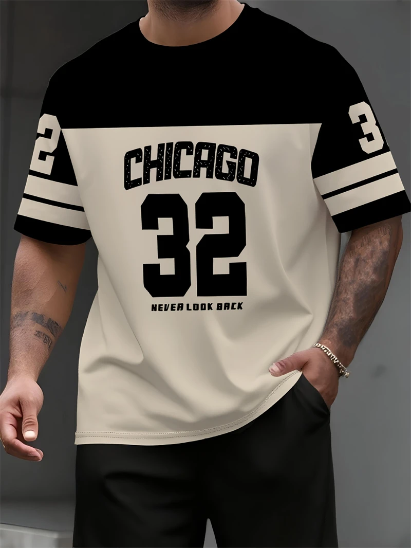 Street Fashion Chicago - Camiseta con estampado del número 32