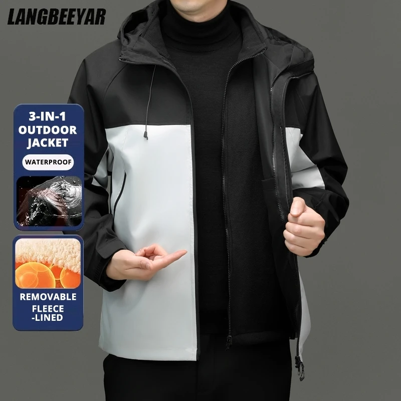 Windbreak Shell Jacket - Chaqueta 3 en 1 con forro