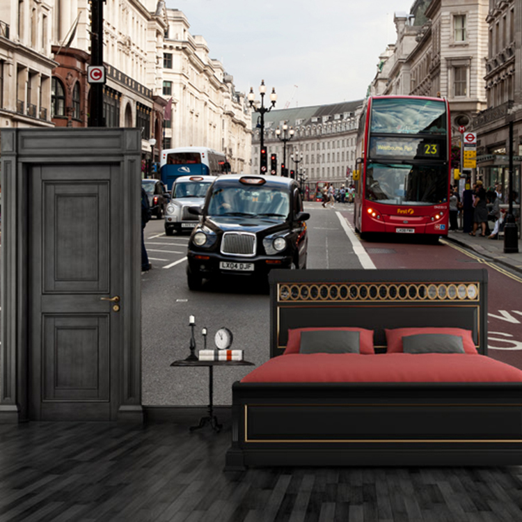 Street Fashion Wallpaper - Mural de escena de calle de