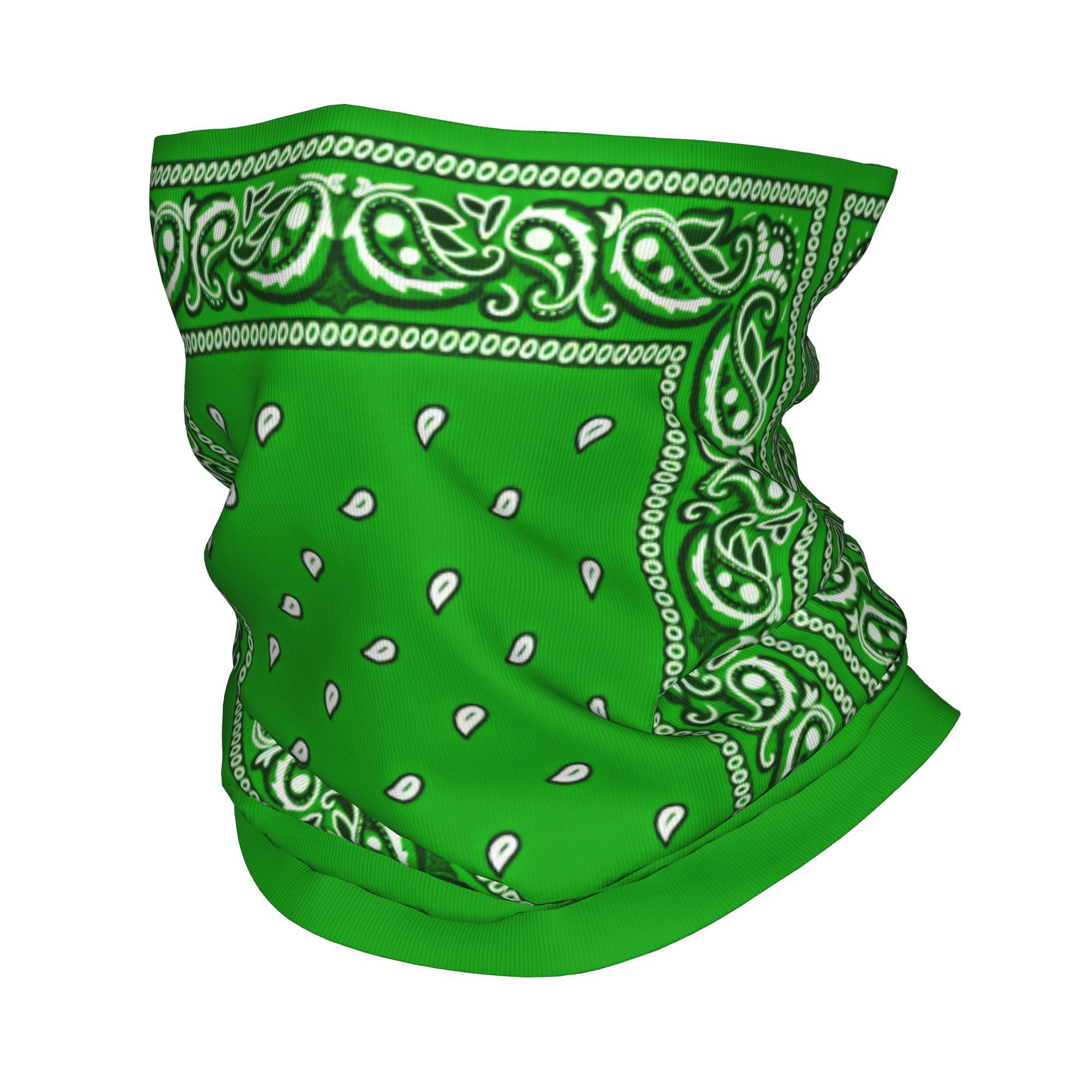 Balaclava Face Mask - Pañuelo Verde, Máscara de Ciclismo, Protección
