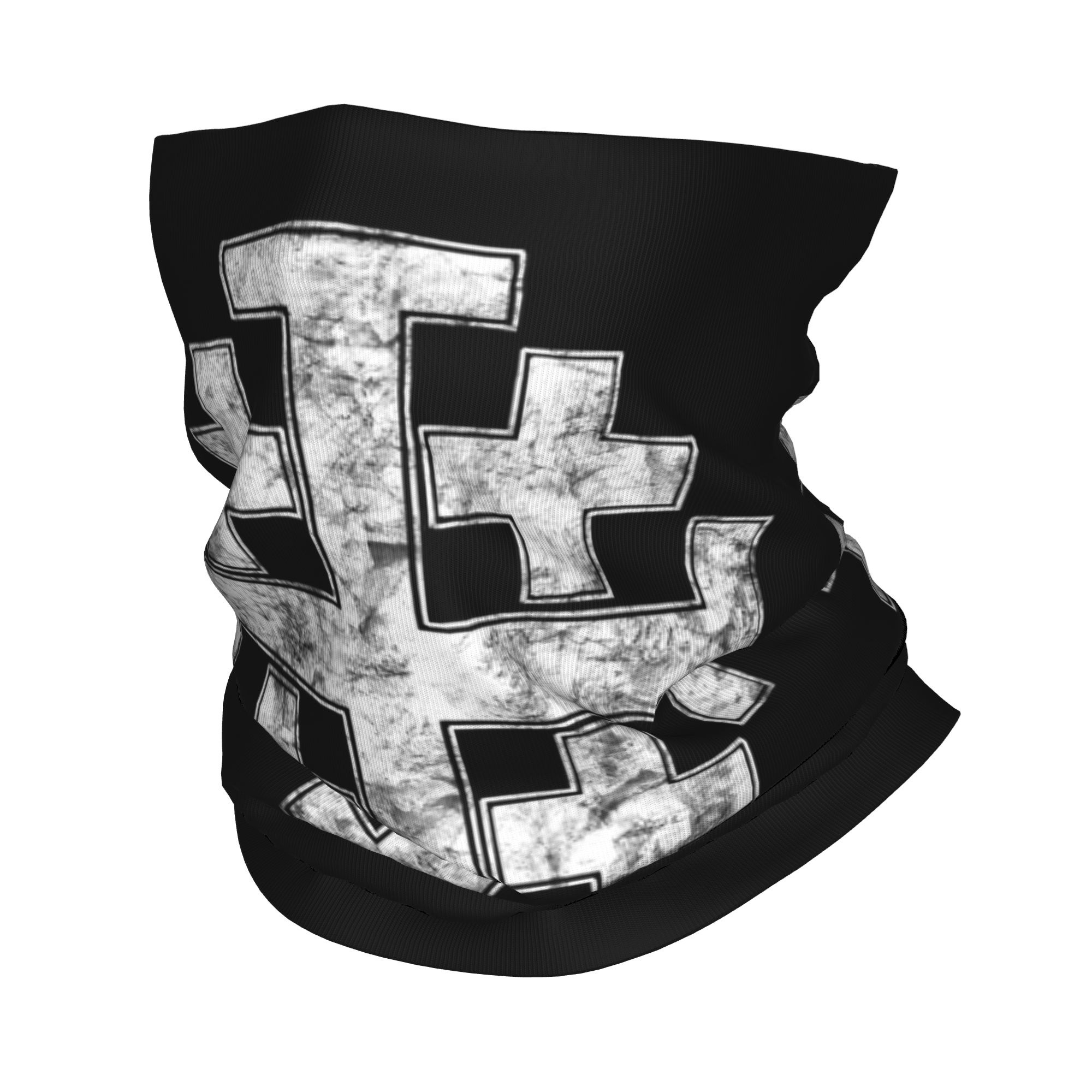 Balaclava Face Mask - Pañuelo para el cuello con cruz