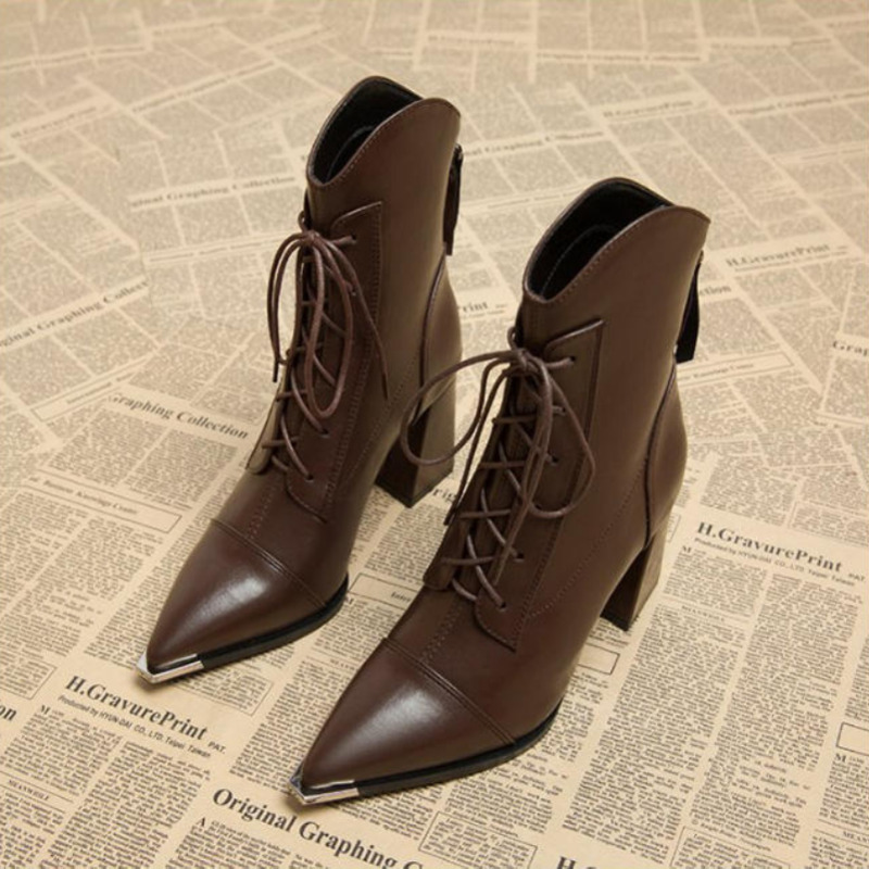 Street Fashion Dress - Botines de Mujer, zapatos de tacón