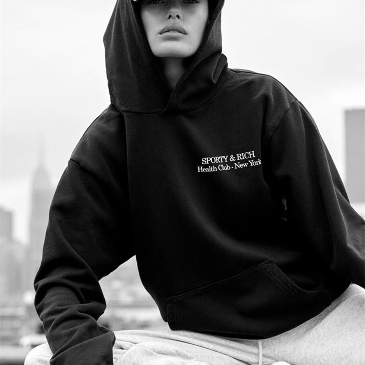 Health Club-Sudadera con capuc - Street Fashion Of New York reseña y precio