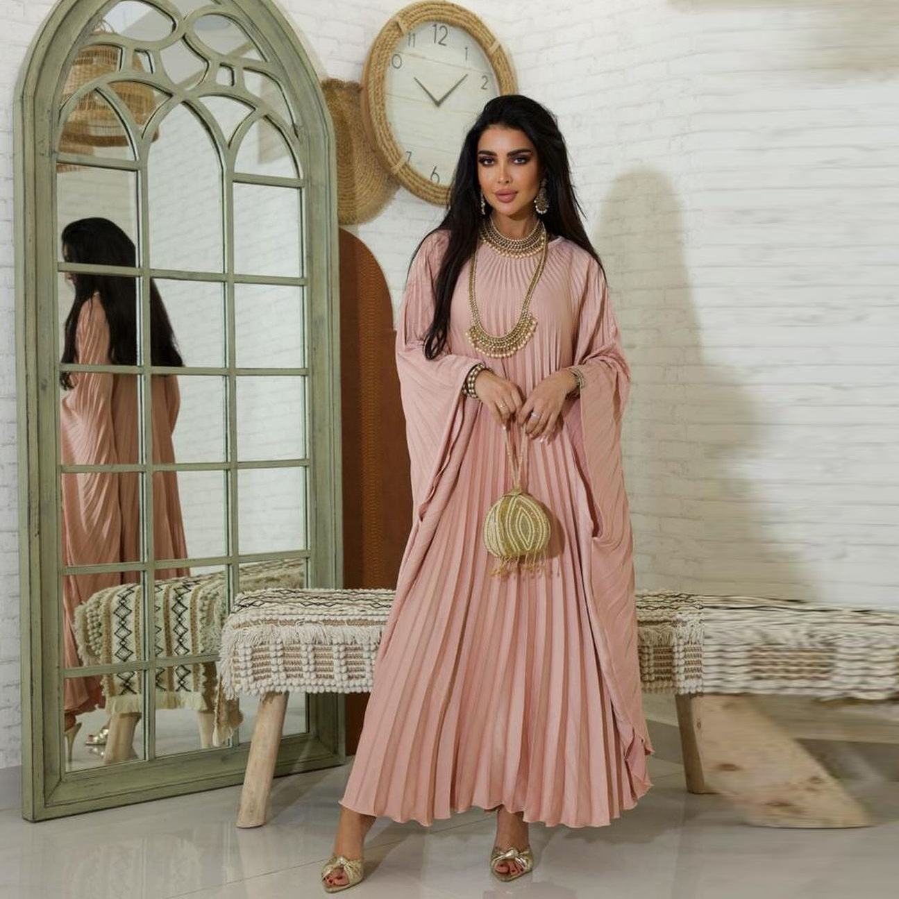 Abaya de Moda Musulmana Árabe  - Street Fashion Dubai reseña y precio