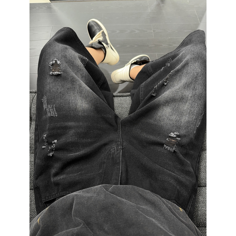 Shorts Vaqueros Unisex America - Distressed Jean Rip reseña y precio