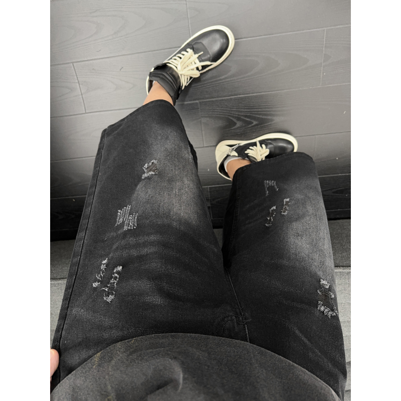 Shorts Vaqueros Unisex America - Distressed Jean Rip reseña y precio