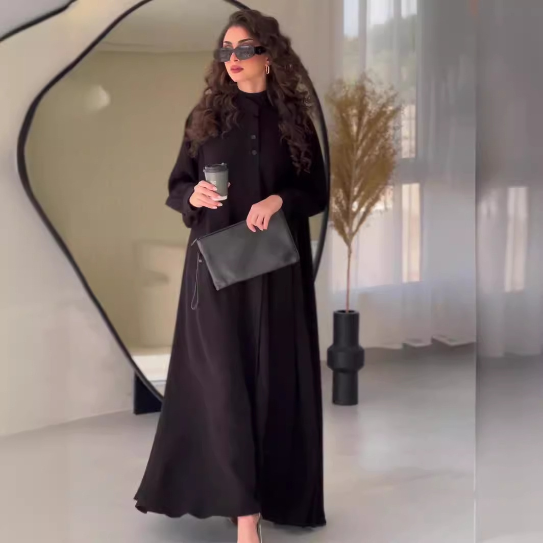 Vestido Abaya Elegante de Lujo - Street Fashion Dubai reseña y precio