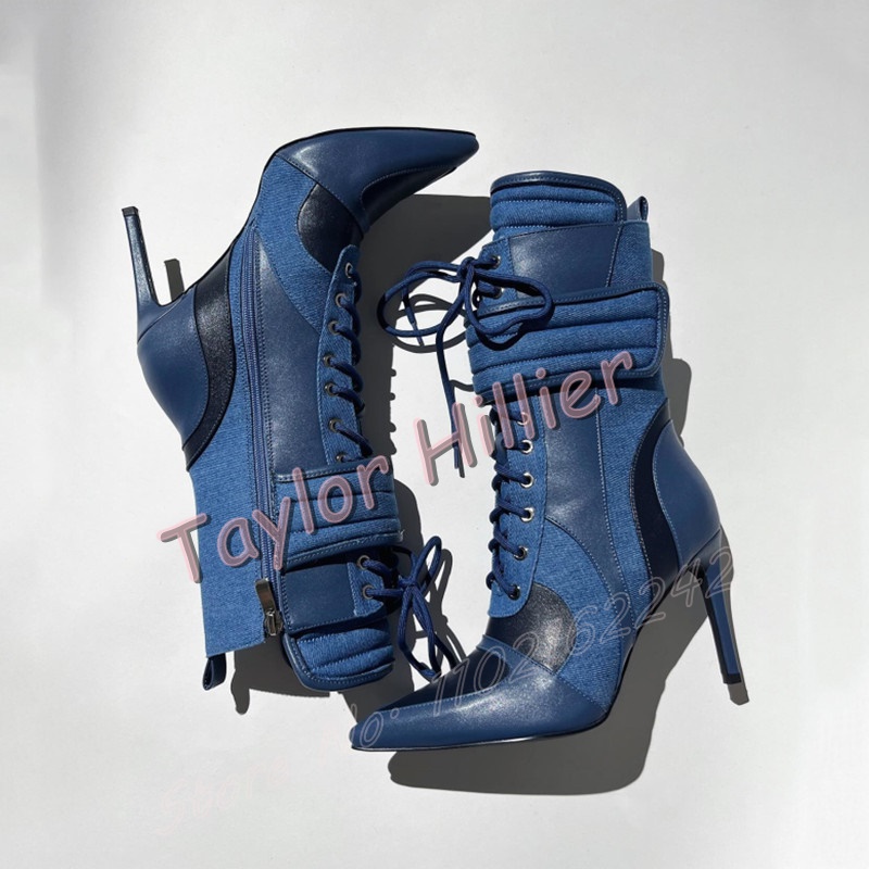 Botines deportivos de mezclill - Street Fashion Luxury reseña y precio