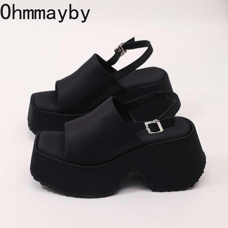Sandalias de Plataforma con Es - Street Fashion Dress reseña y precio
