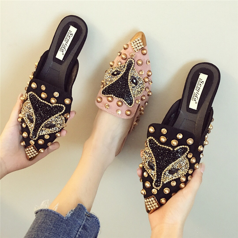 Mules de mujer 2026 con pedrer - Street Fashion Luxury reseña y precio