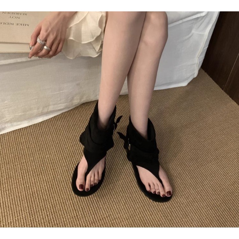 Sandalias Planas con Punta Des - Street Fashion Dress reseña y precio