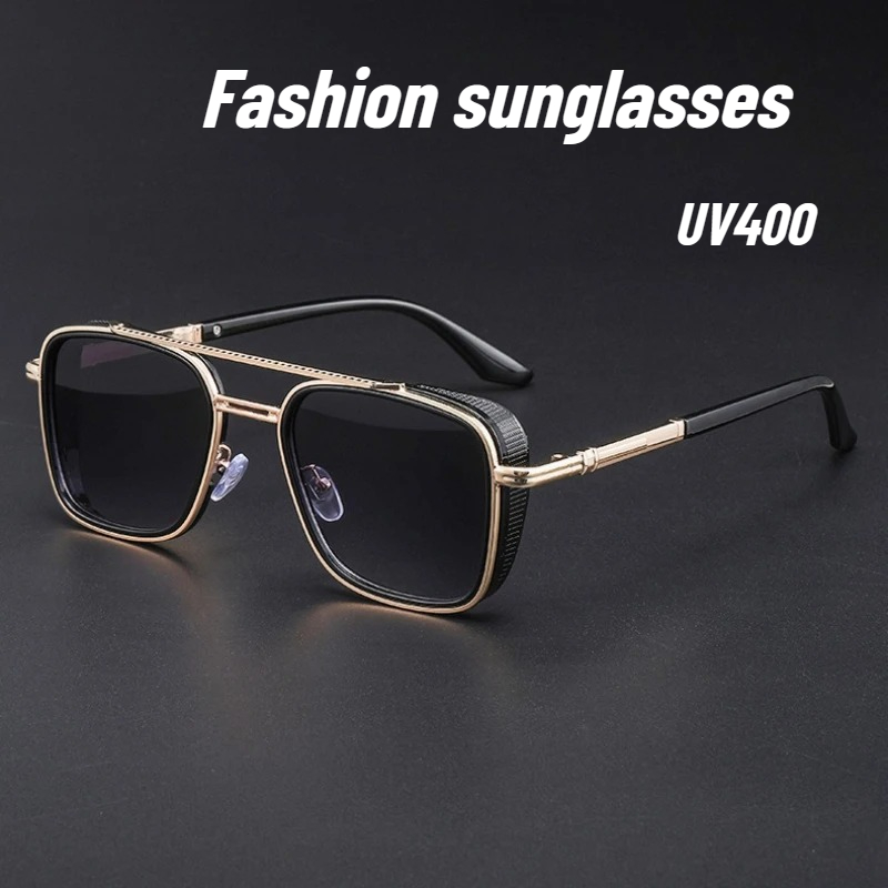 Gafas de Sol Retro con Marco O - Street Fashion Luxury reseña y precio