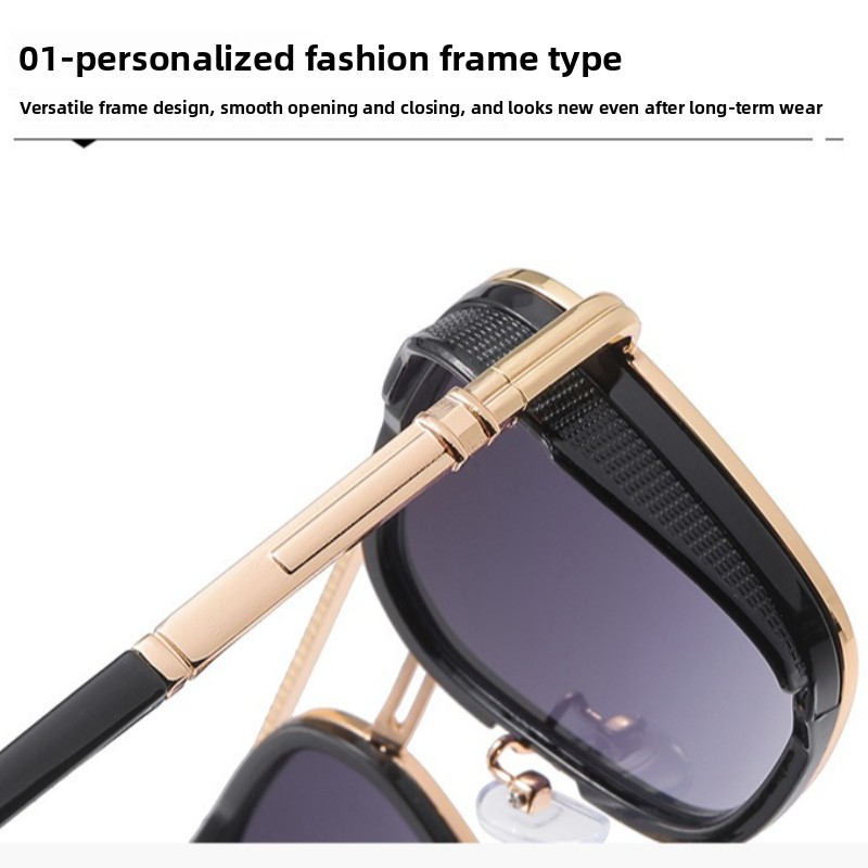 Gafas de Sol Retro con Marco O - Street Fashion Luxury reseña y precio