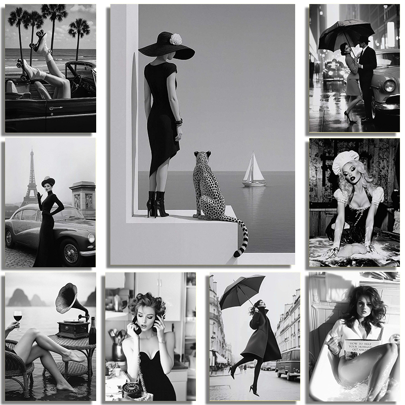 Póster artístico de modelo de  - Street Fashion Luxury reseña y precio