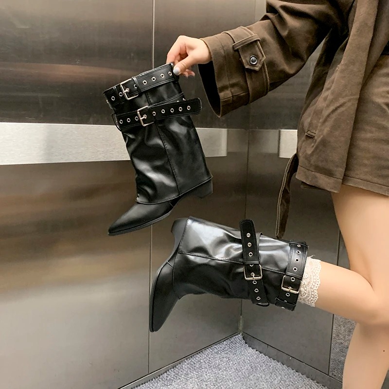 2025 Botas de invierno con pun - Street Fashion Dress reseña y precio