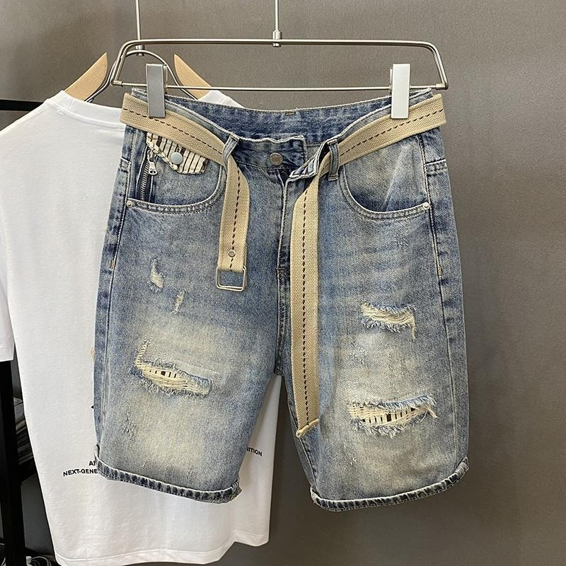 Pantalones vaqueros cortos hol - Distressed Jean Rip reseña y precio