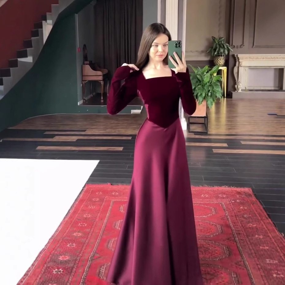 Nuevo Vestido Largo de Moda Ot - Street Fashion Dubai reseña y precio