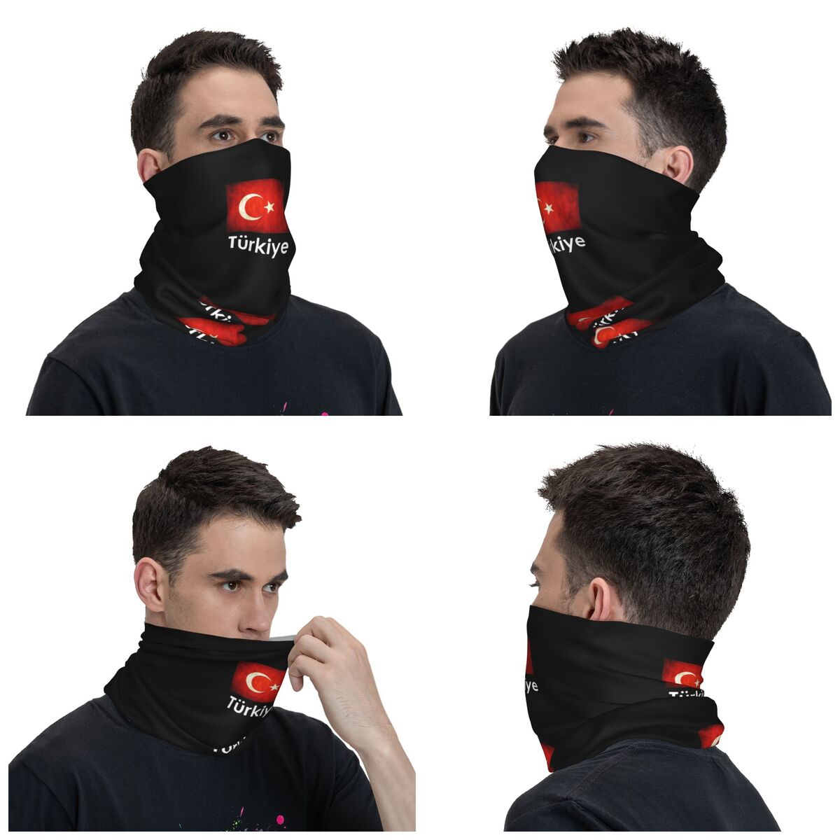 Turkiye-Bandana con diseño de  - Balaclava Face Mask reseña y precio