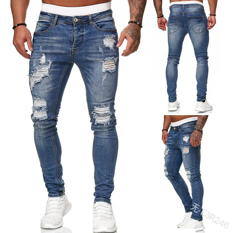 Pantalones vaqueros rasgados p - Distressed Jean Rip reseña y precio