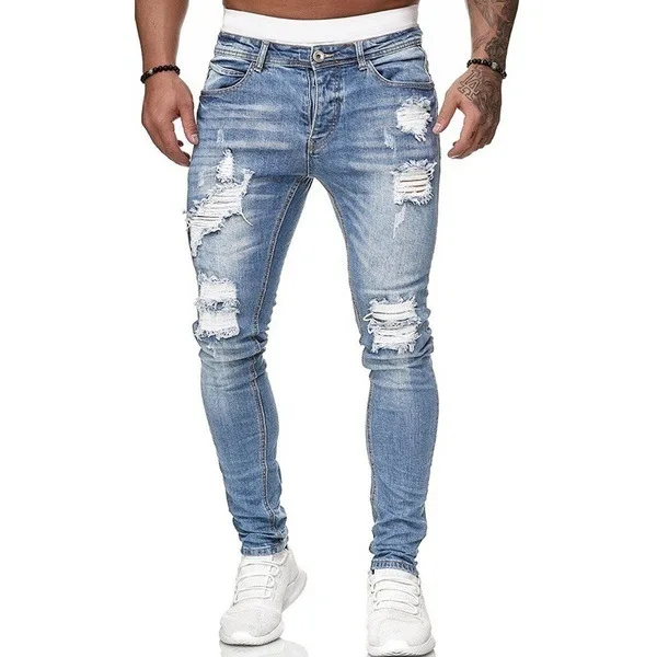 Pantalones vaqueros rasgados p - Distressed Jean Rip reseña y precio
