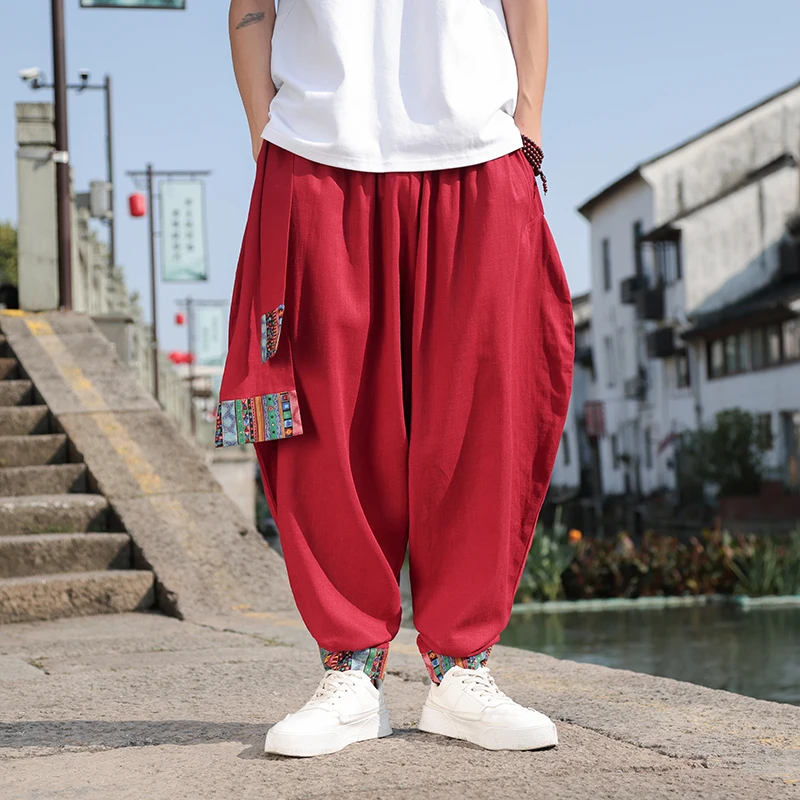 Pantalones Anchos Retro de Est - Street Fashion In Chinese reseña y precio