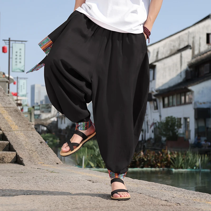 Pantalones Anchos Retro de Est - Street Fashion In Chinese reseña y precio