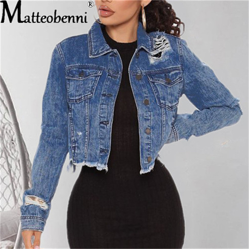 Chaqueta vaquera corta para mu - Distressed Jean Rip reseña y precio