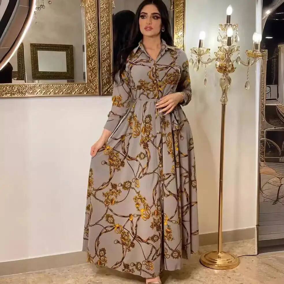 Vestido Elegante Francés de Mo - Street Fashion Dubai reseña y precio